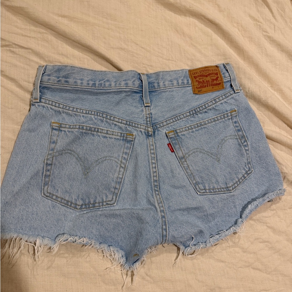 Levi's Women's Classic Light Blue Jean Shorts